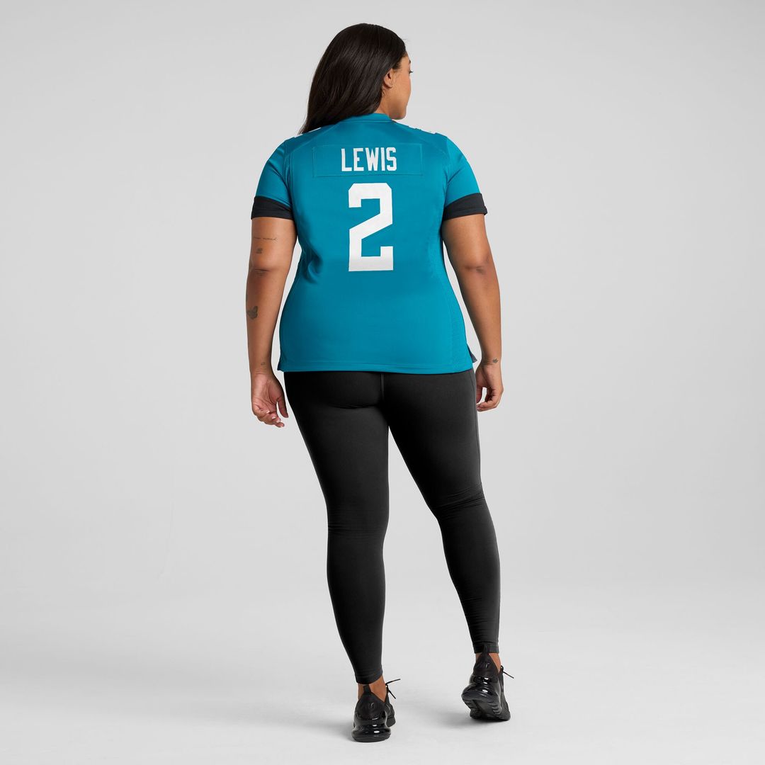 Jourdan Lewis Jacksonville Jaguars Women's Team Game Jersey - Teal