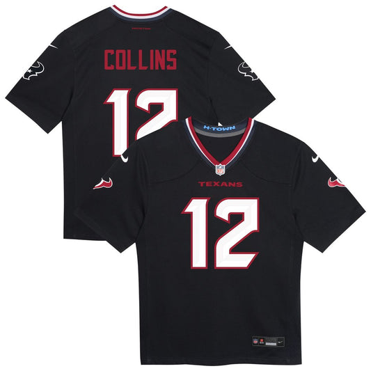 Nico Collins Houston Texans Preschool Team Player Game Jersey - Navy