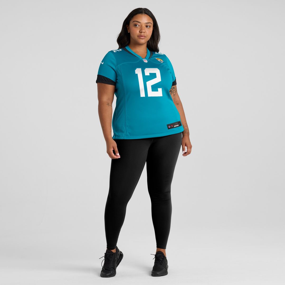 Travis Hunter Jacksonville Jaguars Women's Team Game Jersey - Teal