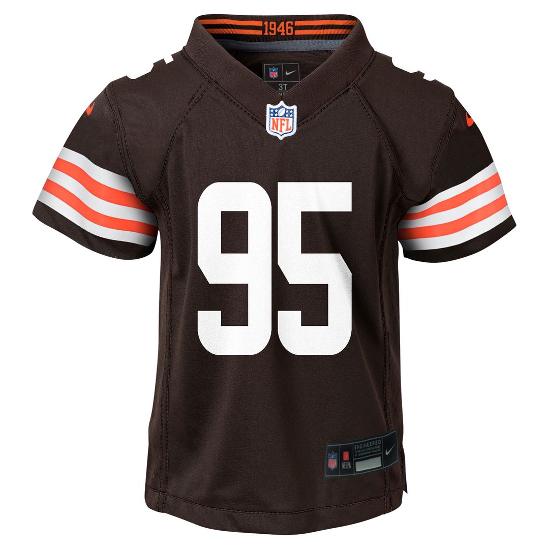 Myles Garrett Cleveland Browns Toddler Game Jersey - Brown