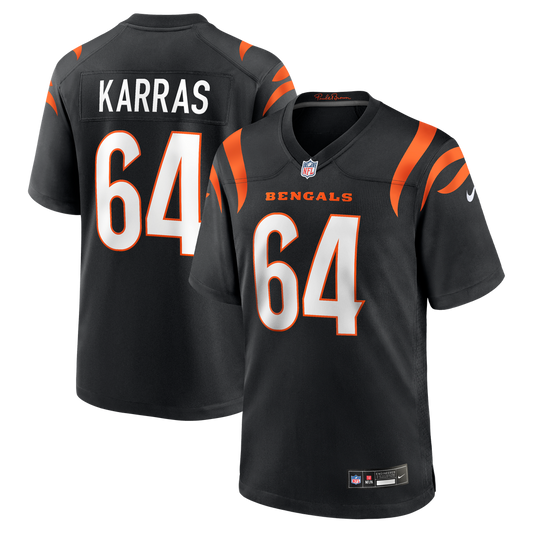 Ted Karras Cincinnati Bengals Game Player Jersey - Black