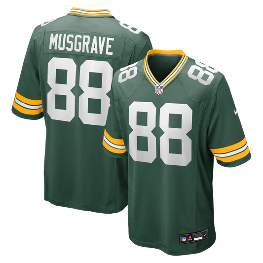 Luke Musgrave Green Bay Packers Game Jersey - Green