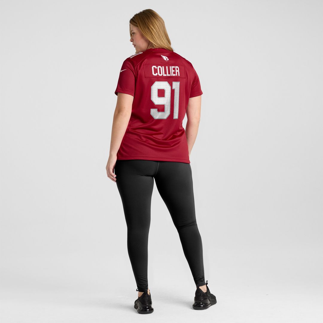 L.J. Collier Arizona Cardinals Women's Game Jersey - Cardinal