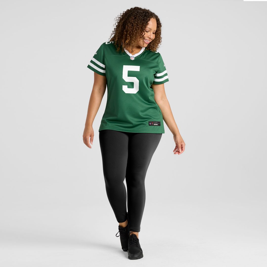 Garrett Wilson New York Jets Women's Game Jersey - Legacy Green