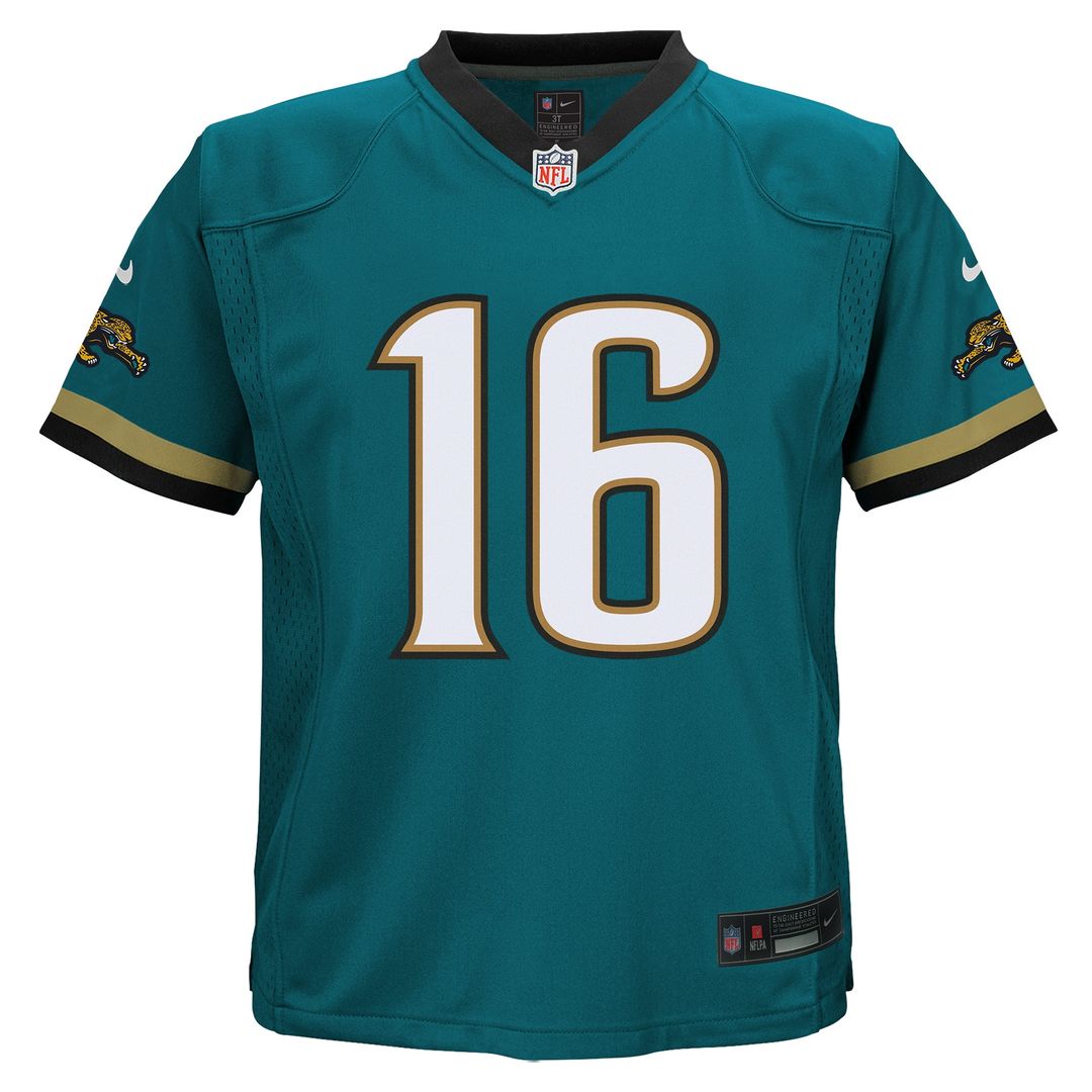 Trevor Lawrence Jacksonville Jaguars Infant Alternate Prowler Throwback Player Game Jersey - Teal