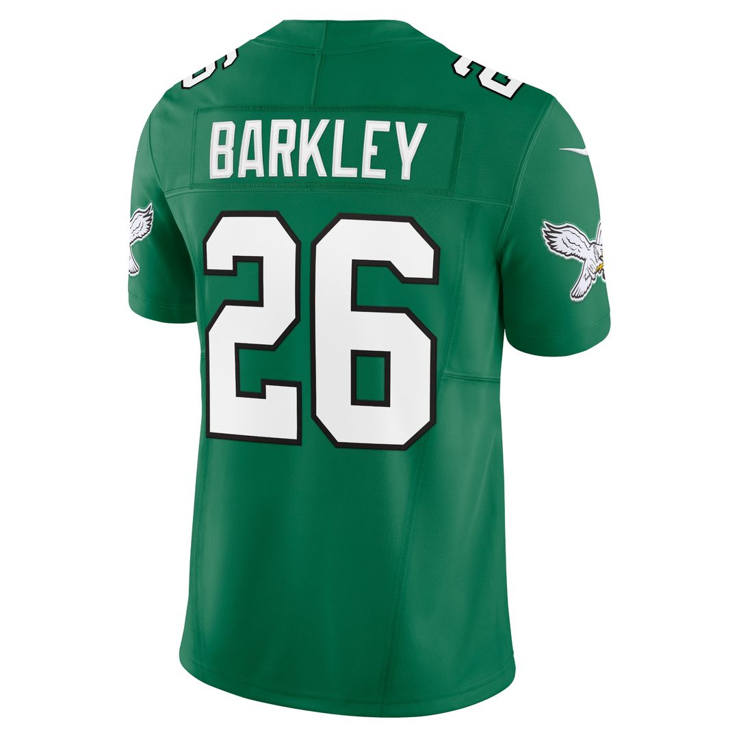 Saquon Barkley Philadelphia Eagles Alternate Vapor F.U.S.E. Limited Jersey - Kelly Green