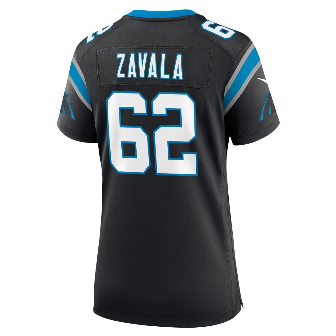 Chandler Zavala Carolina Panthers Women's Game Jersey - Black