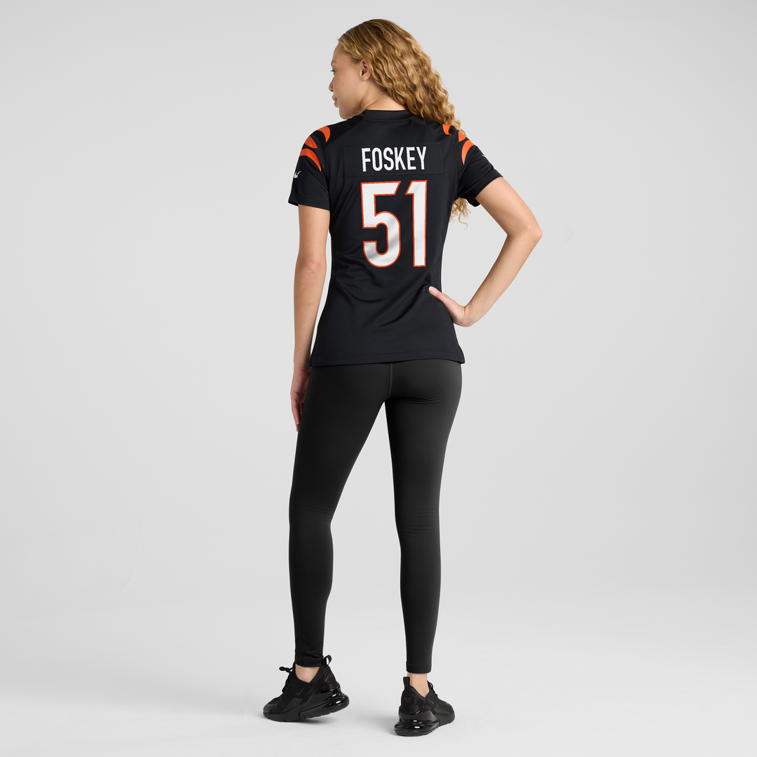 Isaiah Foskey Cincinnati Bengals Women's Team Game Jersey - Black