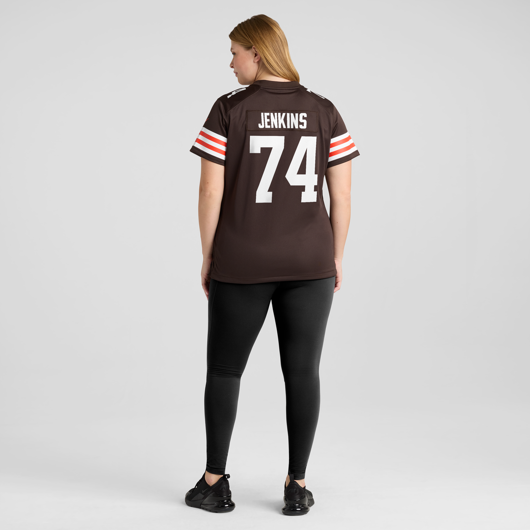 Elgton Jenkins Cleveland Browns Women's Team Game Jersey - Brown
