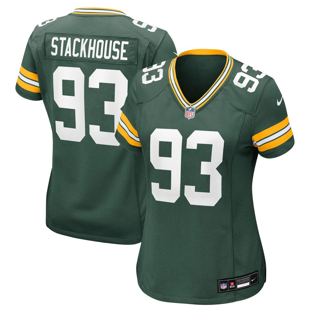 Nazir Stackhouse Green Bay Packers Women's Team Game Jersey - Green