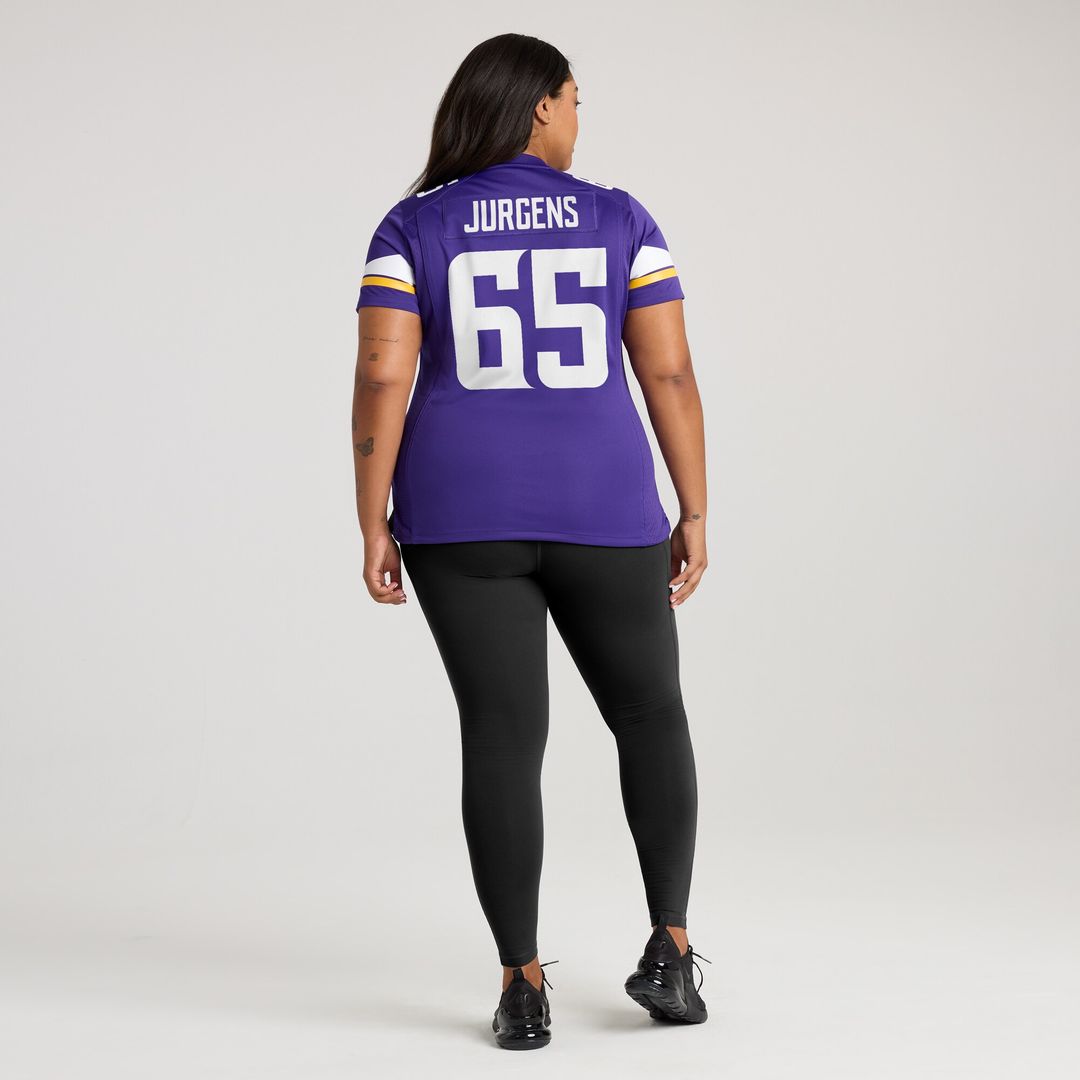 Michael Jurgens Minnesota Vikings Women's Game Jersey - Purple