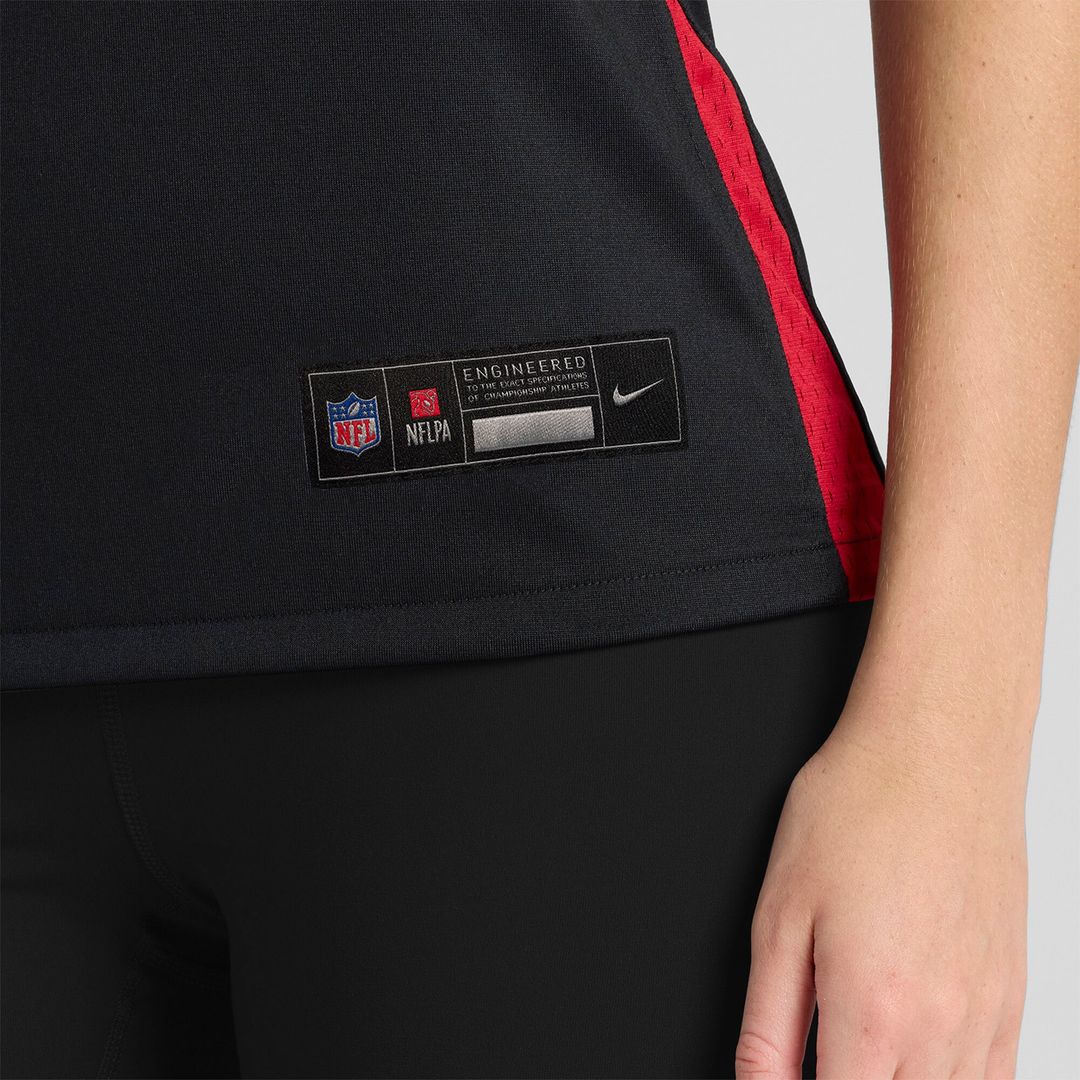 Jalon Walker Atlanta Falcons Women's Team Game Jersey - Black