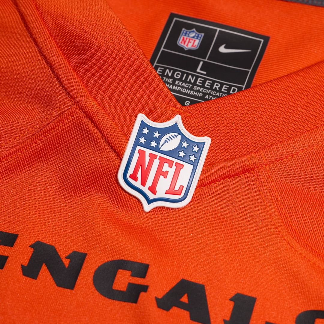 Joe Burrow Cincinnati Bengals Alternate Game Jersey - Orange