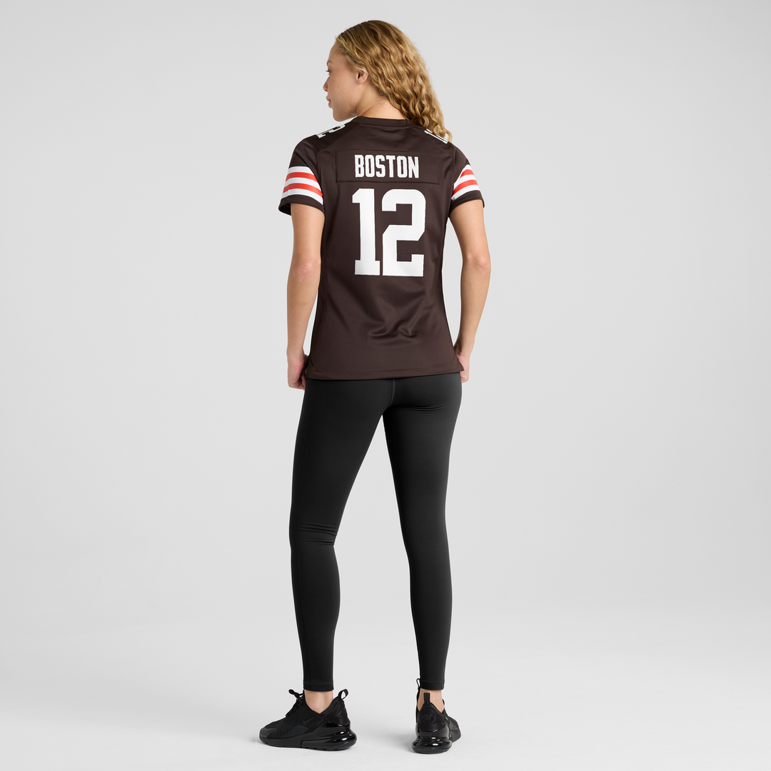 Denzel Boston Cleveland Browns Women's Team Game Jersey - Brown