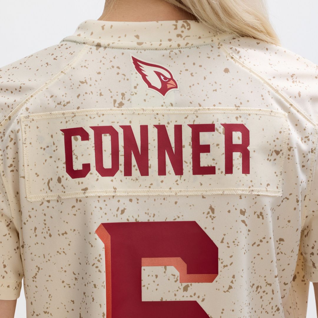 James Conner Arizona Cardinals Women's 2025 Rivalries Collection Game Jersey - Natural
