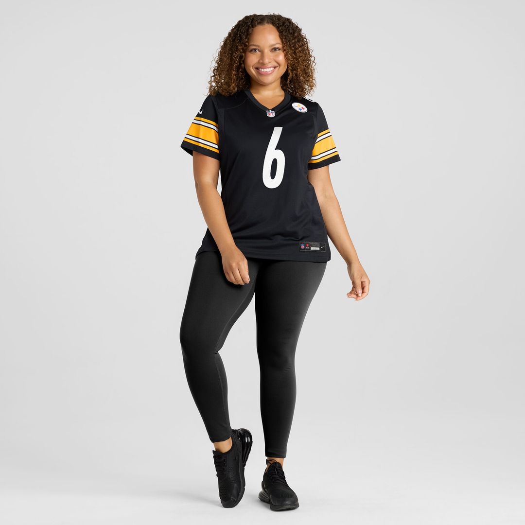 Patrick Queen Pittsburgh Steelers Women's Game Player Jersey - Black