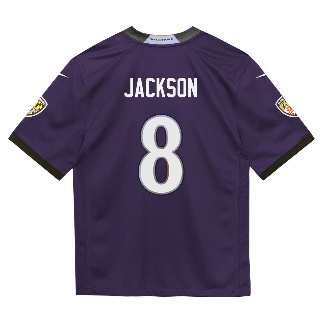 Lamar Jackson Baltimore Ravens Preschool Team Game Jersey - Purple