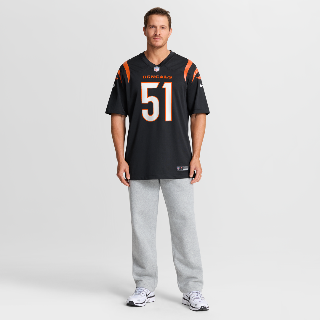 Isaiah Foskey Cincinnati Bengals Team Game Jersey - Black