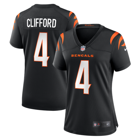 Sean Clifford Cincinnati Bengals Women's Team Game Jersey - Black