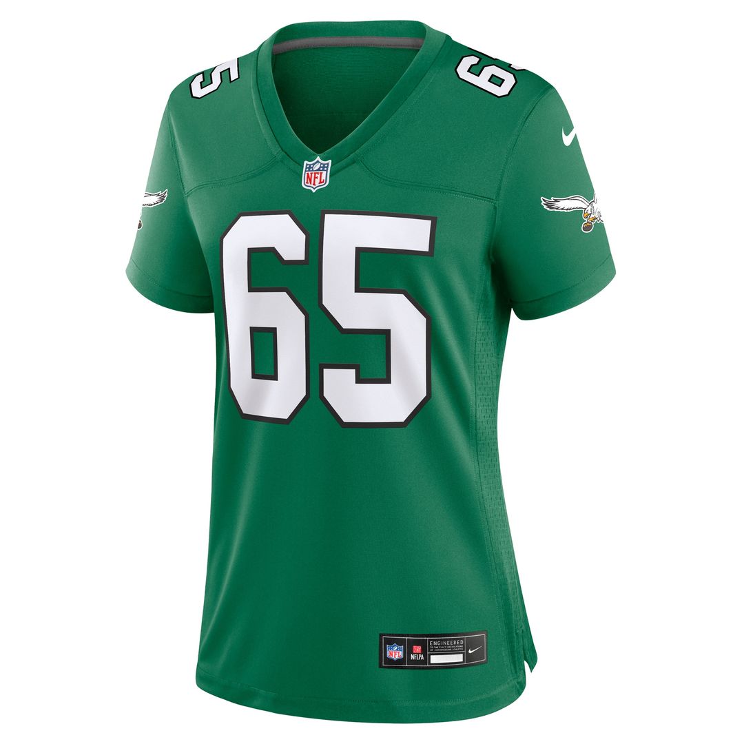 Lane Johnson Philadelphia Eagles Women's Alternate Game Jersey - Kelly Green