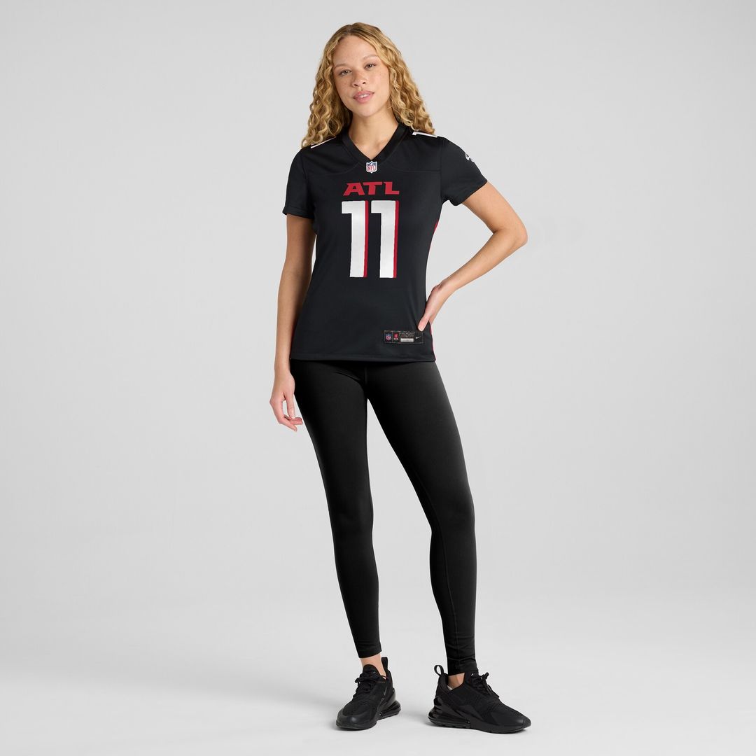 Jalon Walker Atlanta Falcons Women's Team Game Jersey - Black