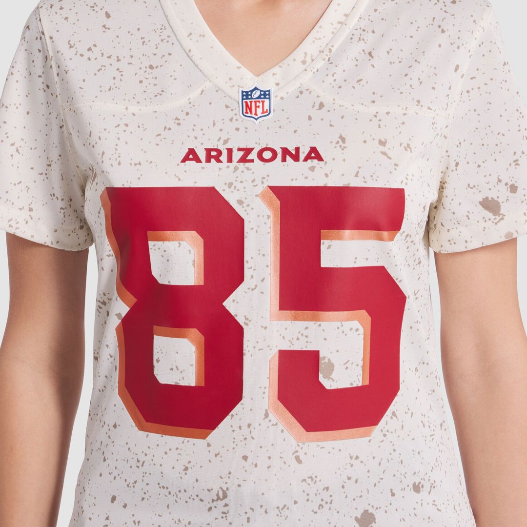 Trey McBride Arizona Cardinals Women's 2025 Rivalries Collection Game Jersey - Natural