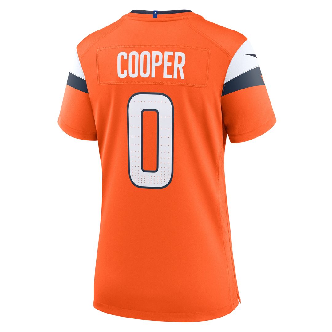 Jonathon Cooper Denver Broncos Women's Team Game Jersey - Orange