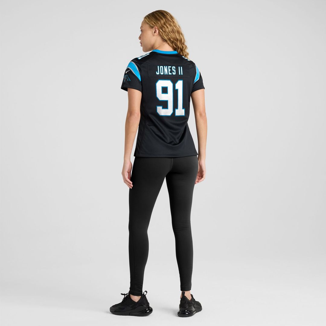 Patrick Jones II Carolina Panthers Women's Team Game Jersey - Black