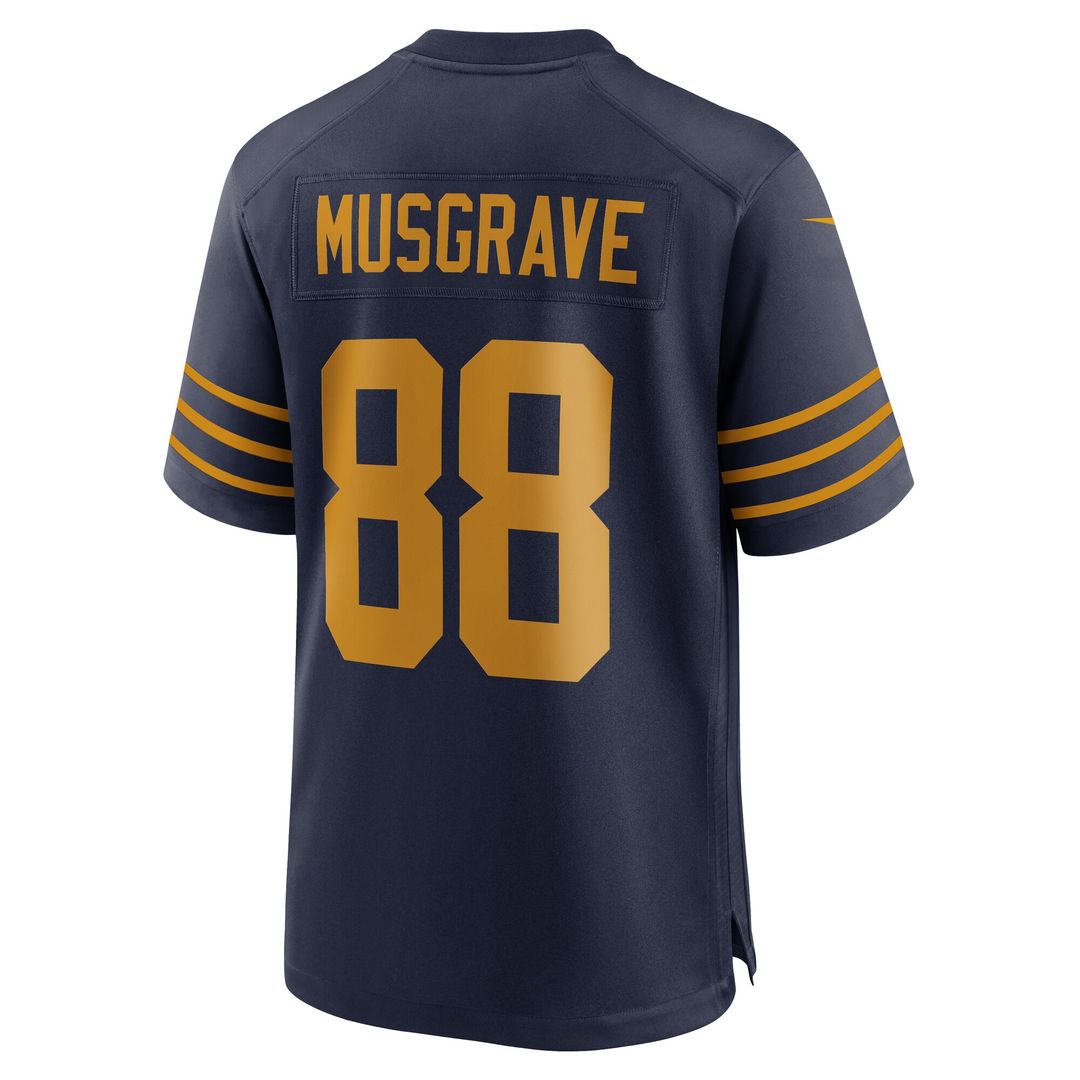 Luke Musgrave Green Bay Packers The 1923 Classic Game Jersey - Navy