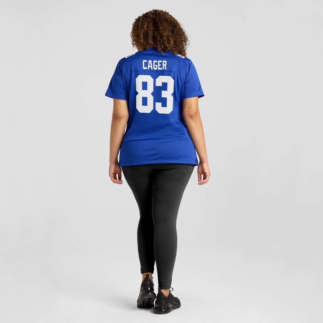 Lawrence Cager New York Giants Women's Home Game Player Jersey - Royal
