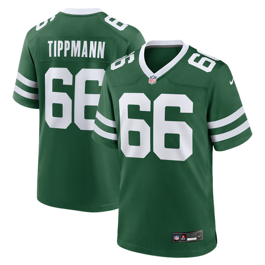 Joe Tippmann New York Jets Team Game Jersey - Legacy Green