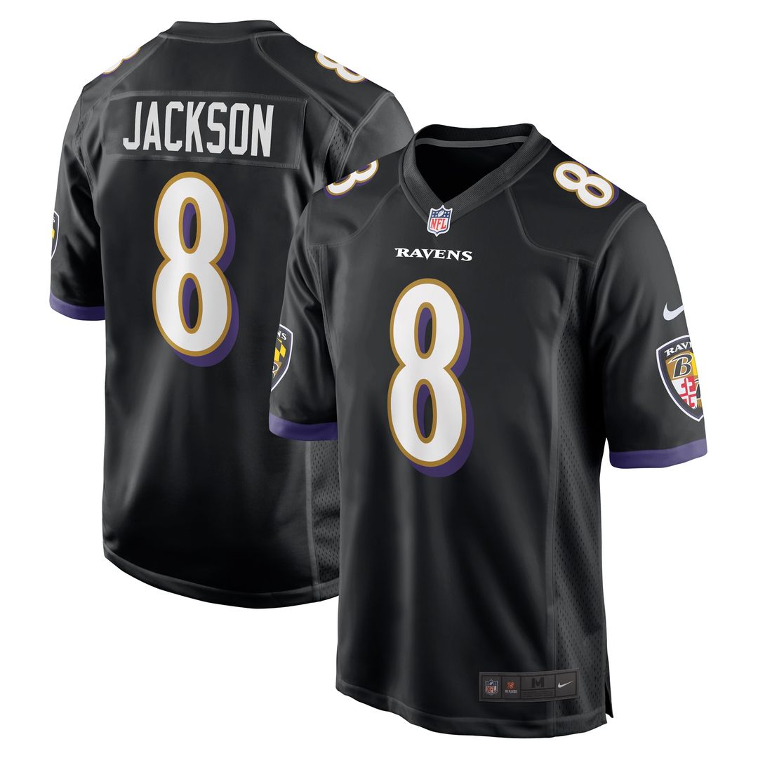 Lamar Jackson Baltimore Ravens Game Jersey - White