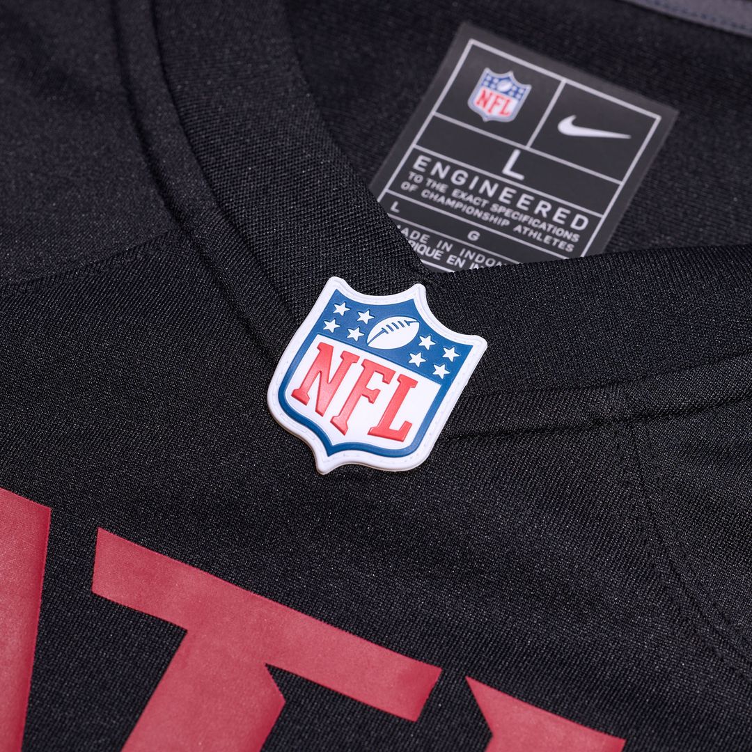 Matthew Bergeron Atlanta Falcons Team Game Jersey - Black