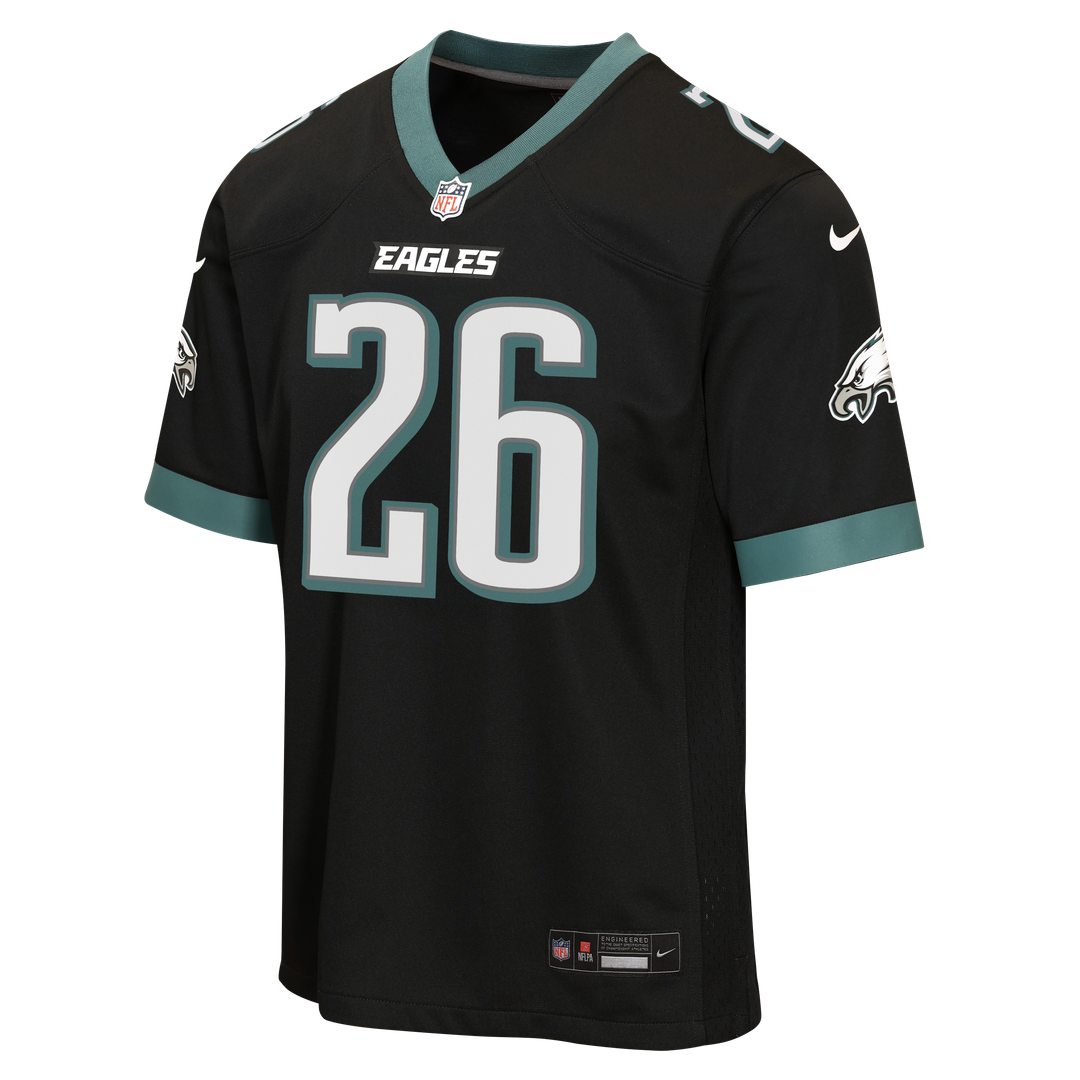 Saquon Barkley Philadelphia Eagles Youth Team Game Jersey - Midnight Green