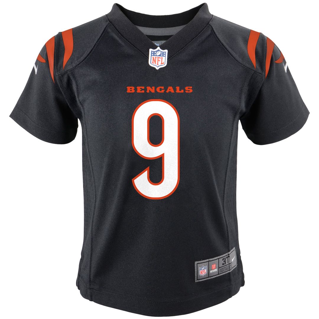 Joe Burrow Cincinnati Bengals Infant Team Player Game Jersey - Black