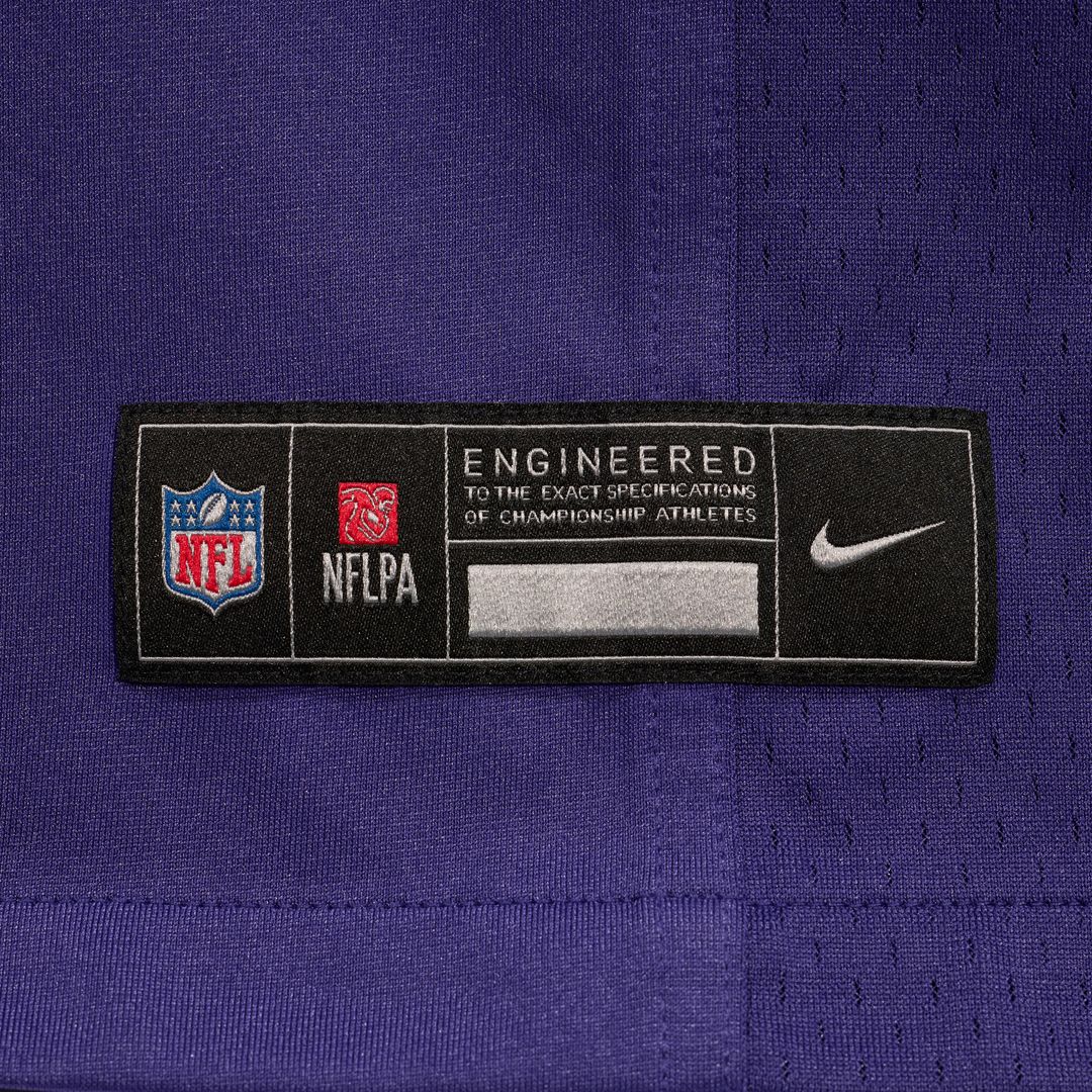 Carson Vinson Baltimore Ravens Team Game Jersey - Purple