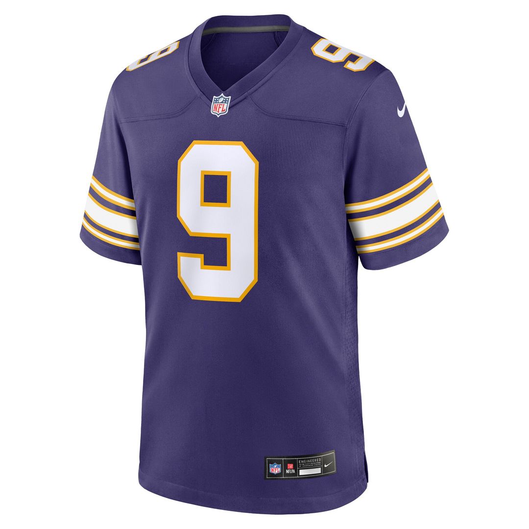 J.J. McCarthy Minnesota Vikings Game Jersey - White