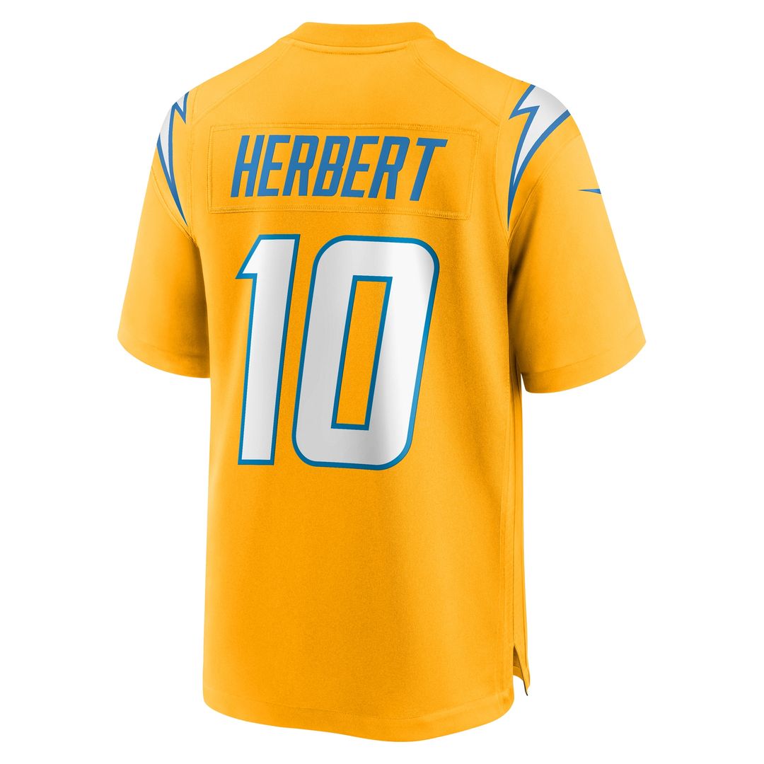 Justin Herbert Los Angeles Chargers Youth Alternate Super Chargers Game Player Jersey - Navy