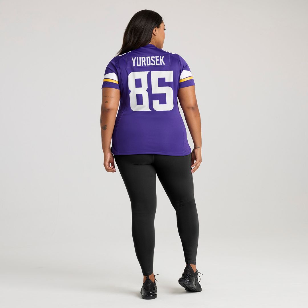Ben Yurosek Minnesota Vikings Women's Team Game Jersey - Purple