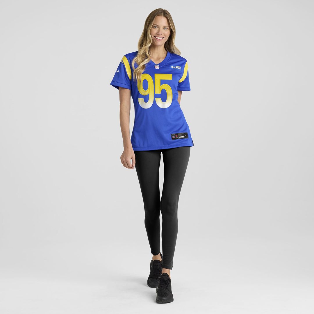 Poona Ford Los Angeles Rams Women's Team Game Jersey - Royal