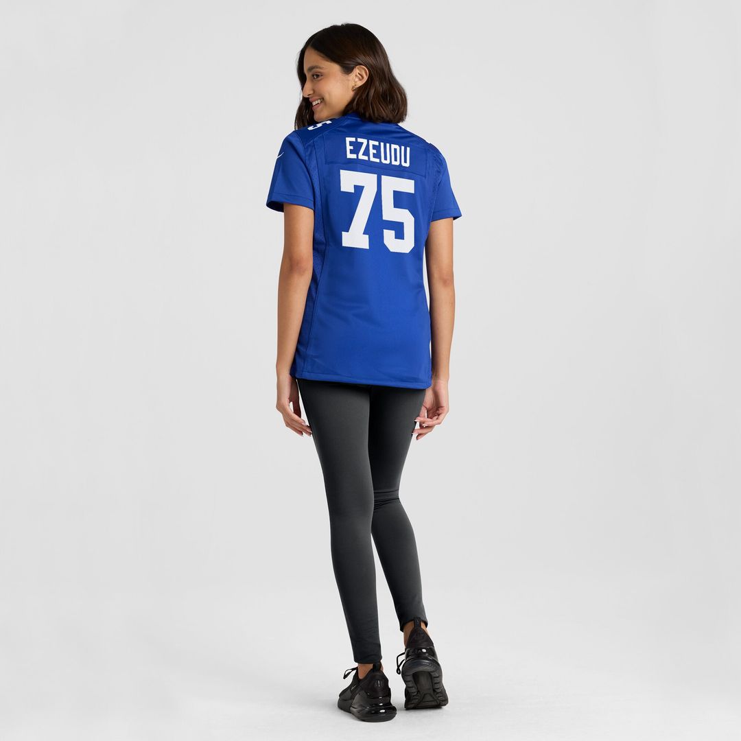 Joshua Ezeudu New York Giants Women's Game Player Jersey - Royal