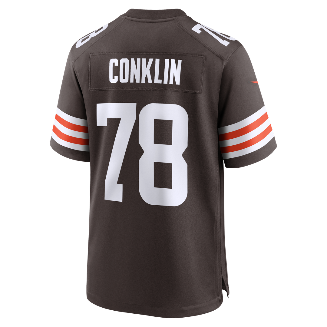 Jack Conklin Cleveland Browns Game Player Jersey - Brown