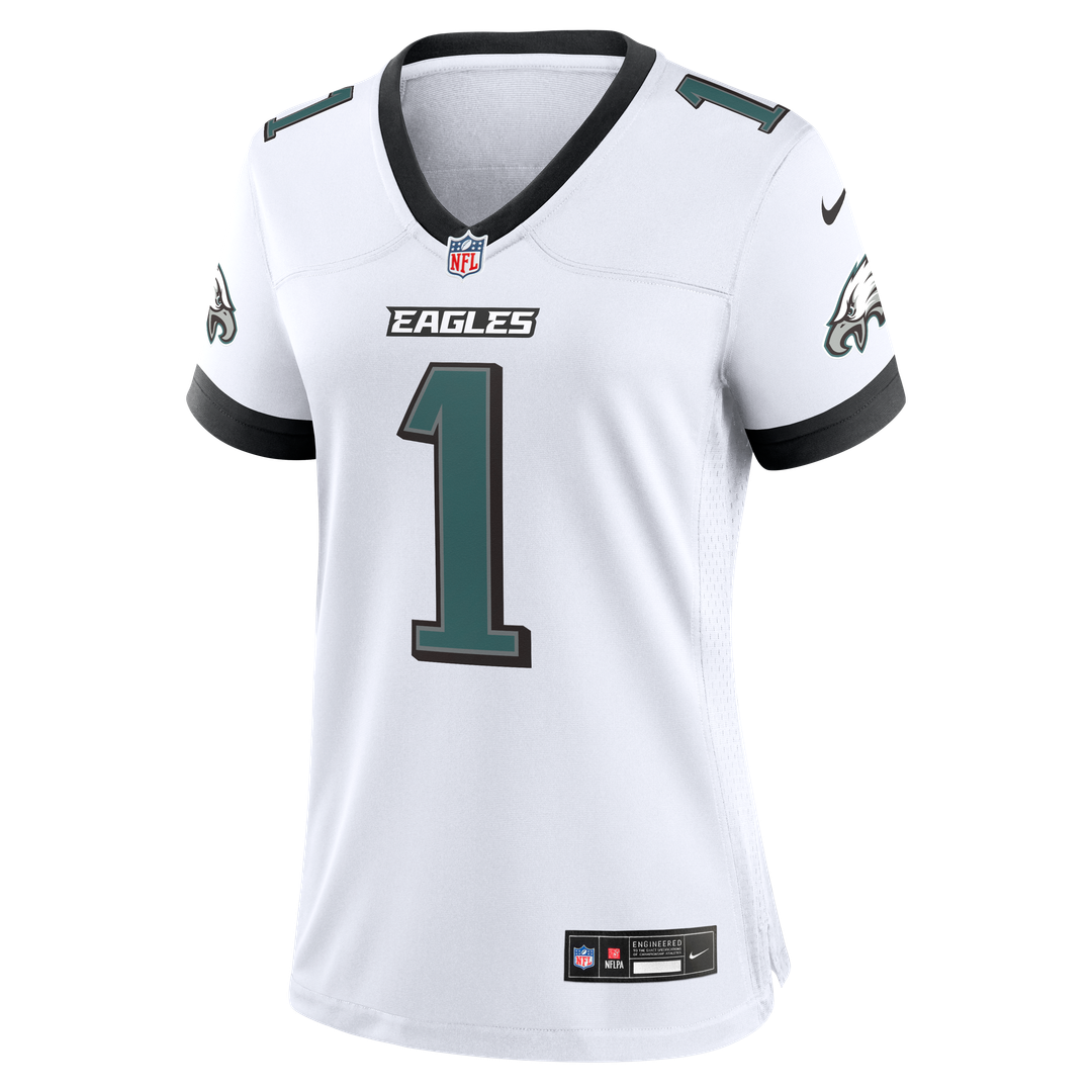 Jalen Hurts Philadelphia Eagles Women's Team Game Jersey - Midnight Green
