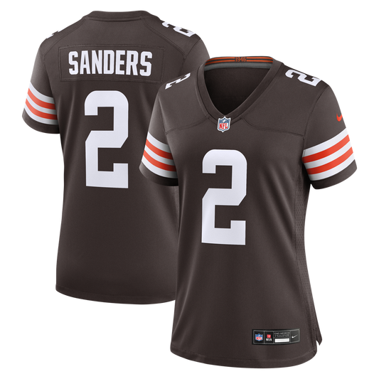 Shedeur Sanders Cleveland Browns Women's Team Game Jersey - Brown