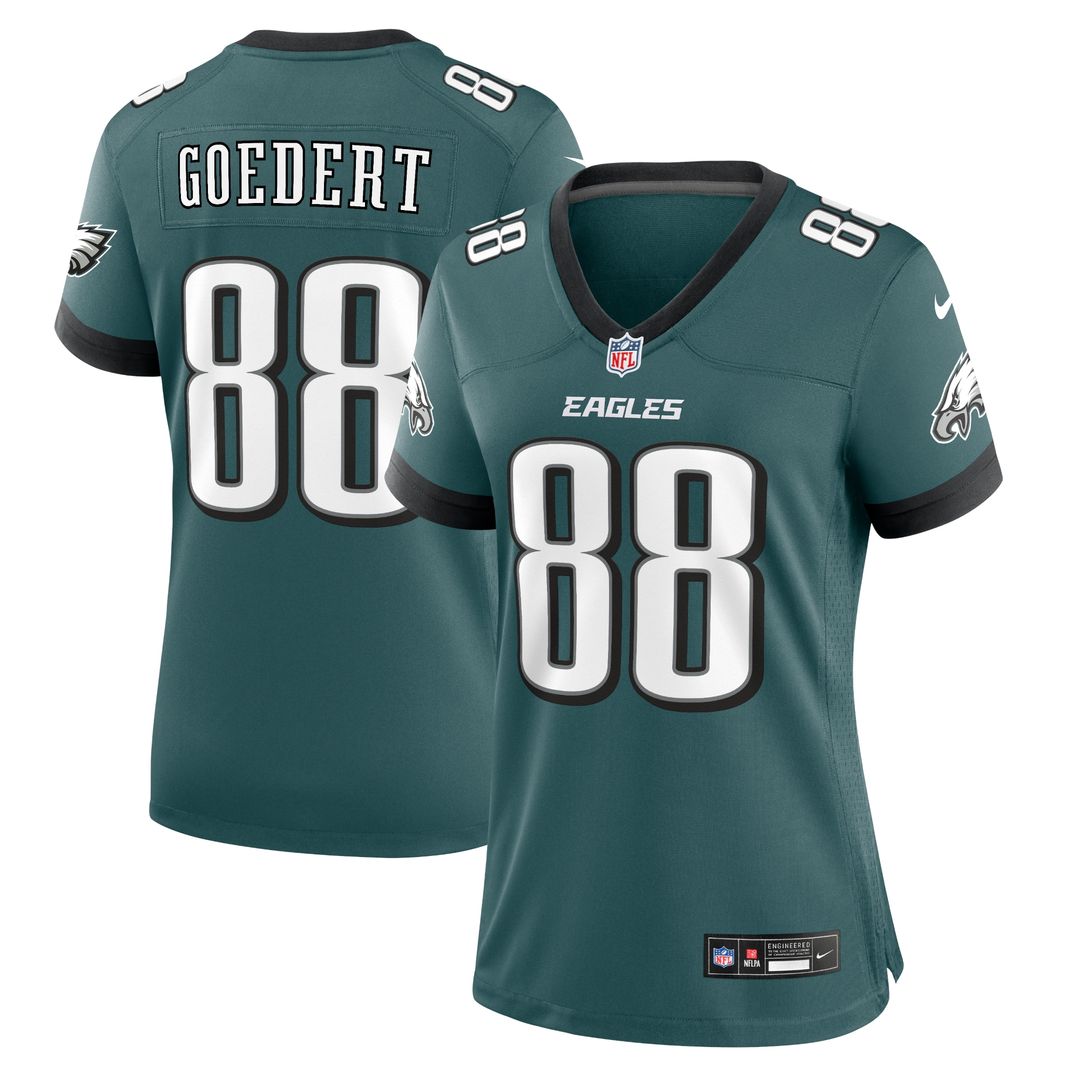 Dallas Goedert Philadelphia Eagles Women's Alternate Game Jersey - Black
