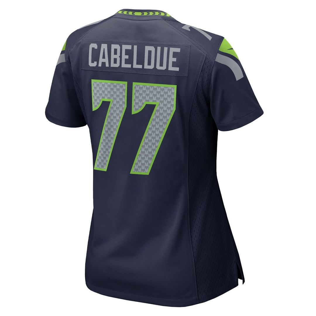 Bryce Cabeldue Seattle Seahawks Women's Team Game Jersey - College Navy