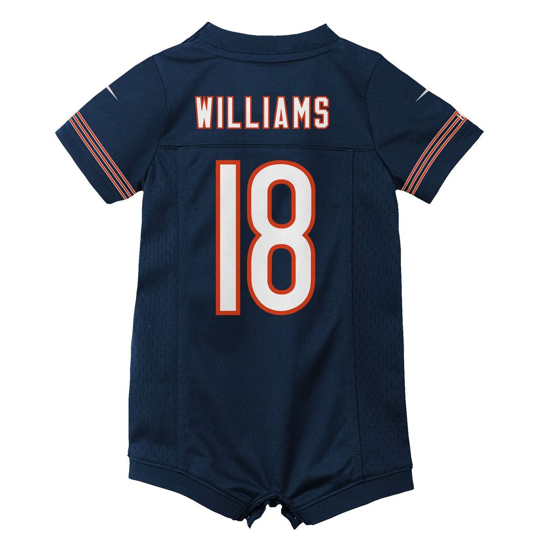 Caleb Williams Chicago Bears Newborn & Infant Game Romper Jersey - Navy