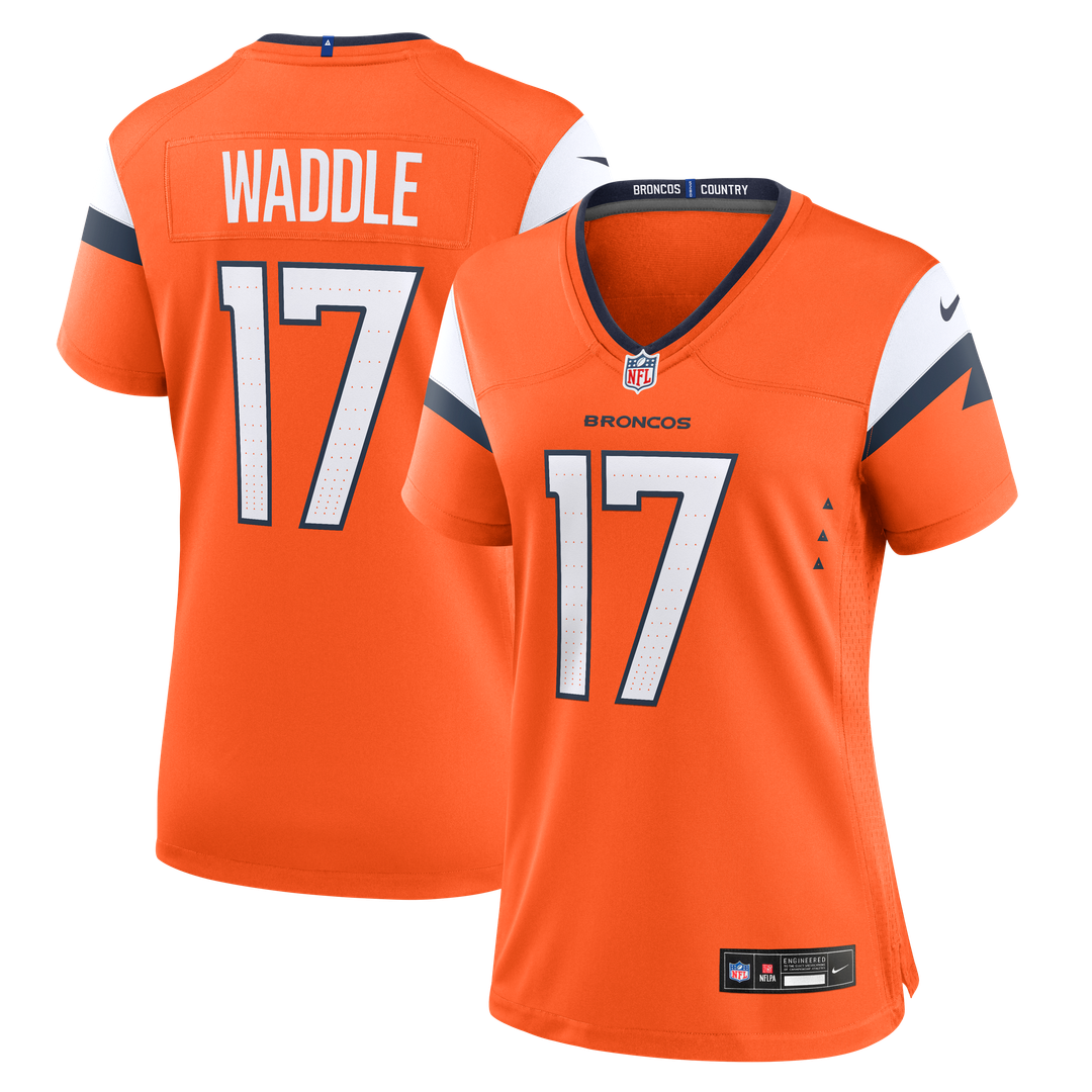 Jaylen Waddle Denver Broncos Women's Game Jersey - Orange