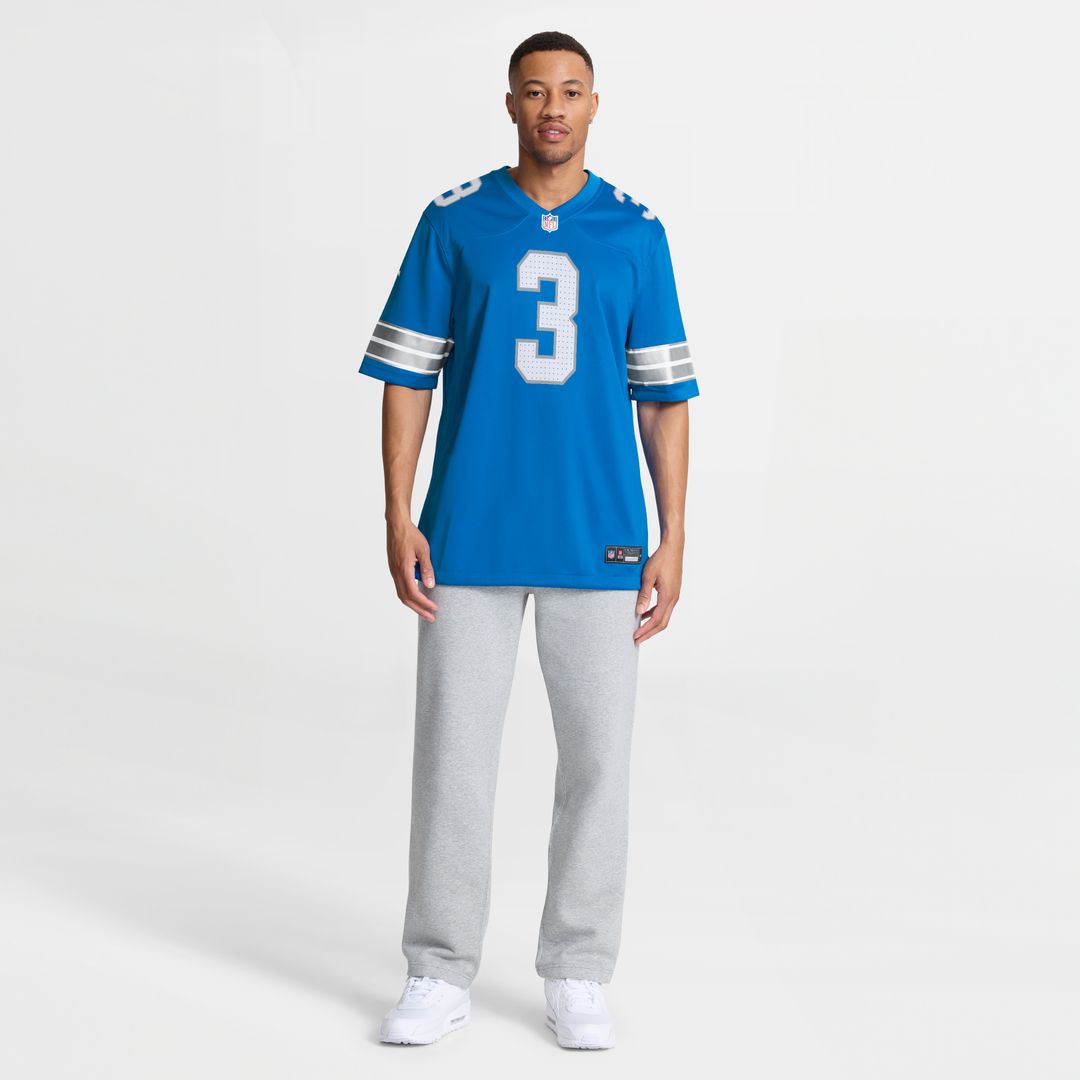 Jack Fox Detroit Lions Team Game Jersey - Blue