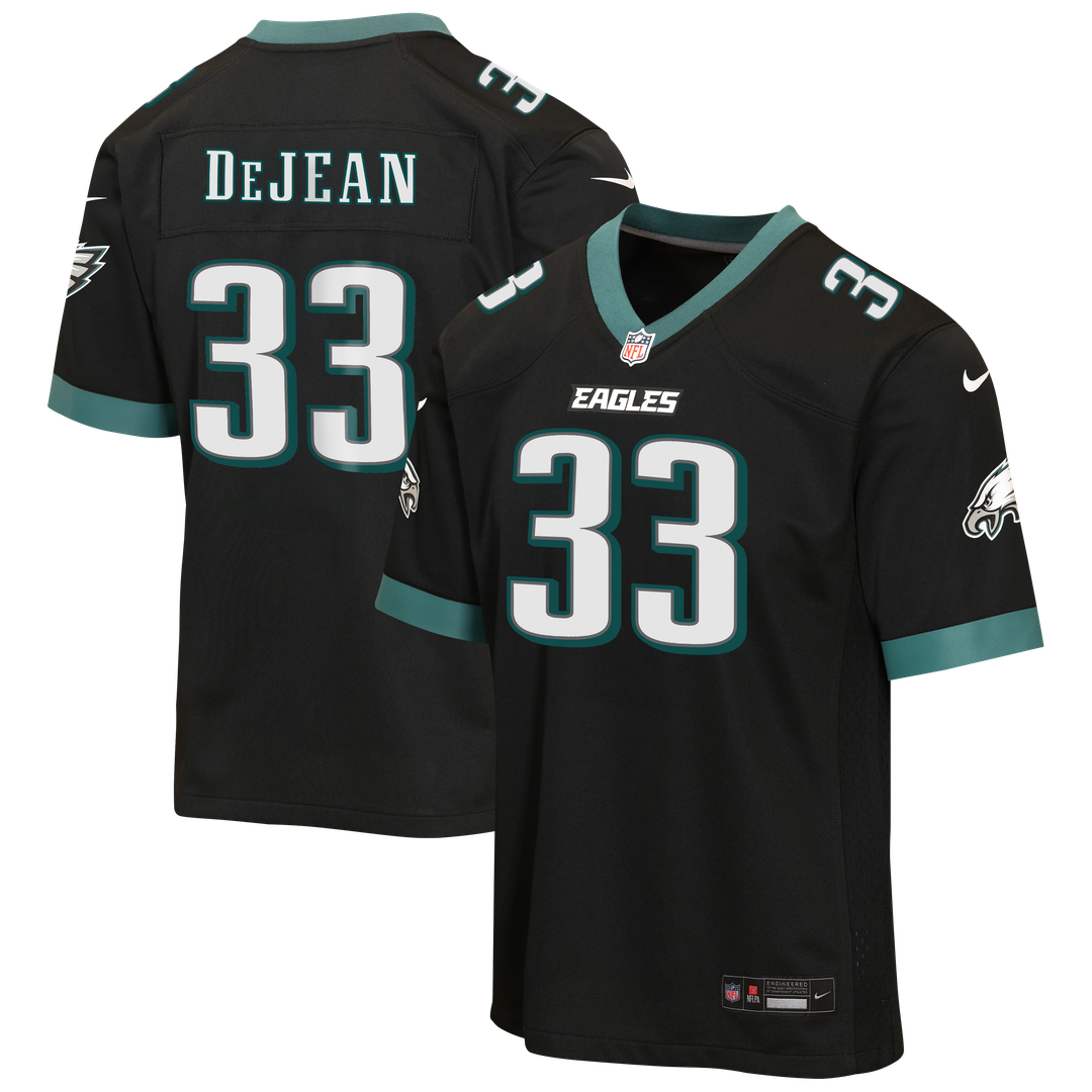 Cooper DeJean Philadelphia Eagles Youth Alternate Game Jersey - Black